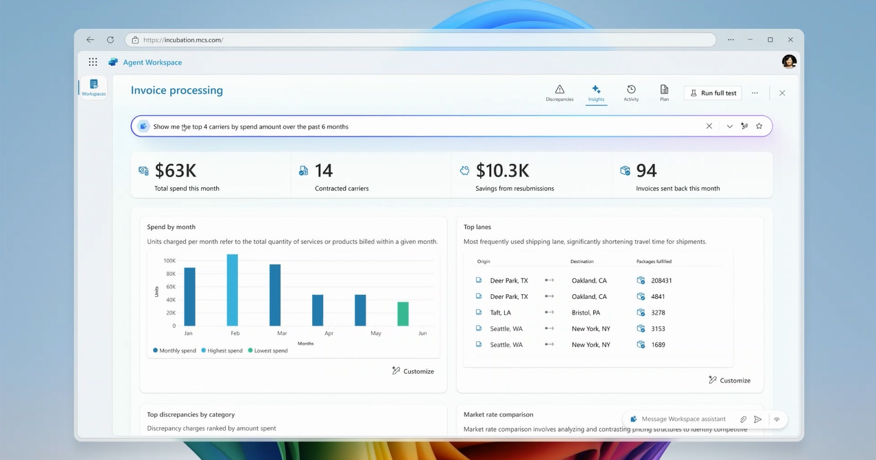 Insights view
