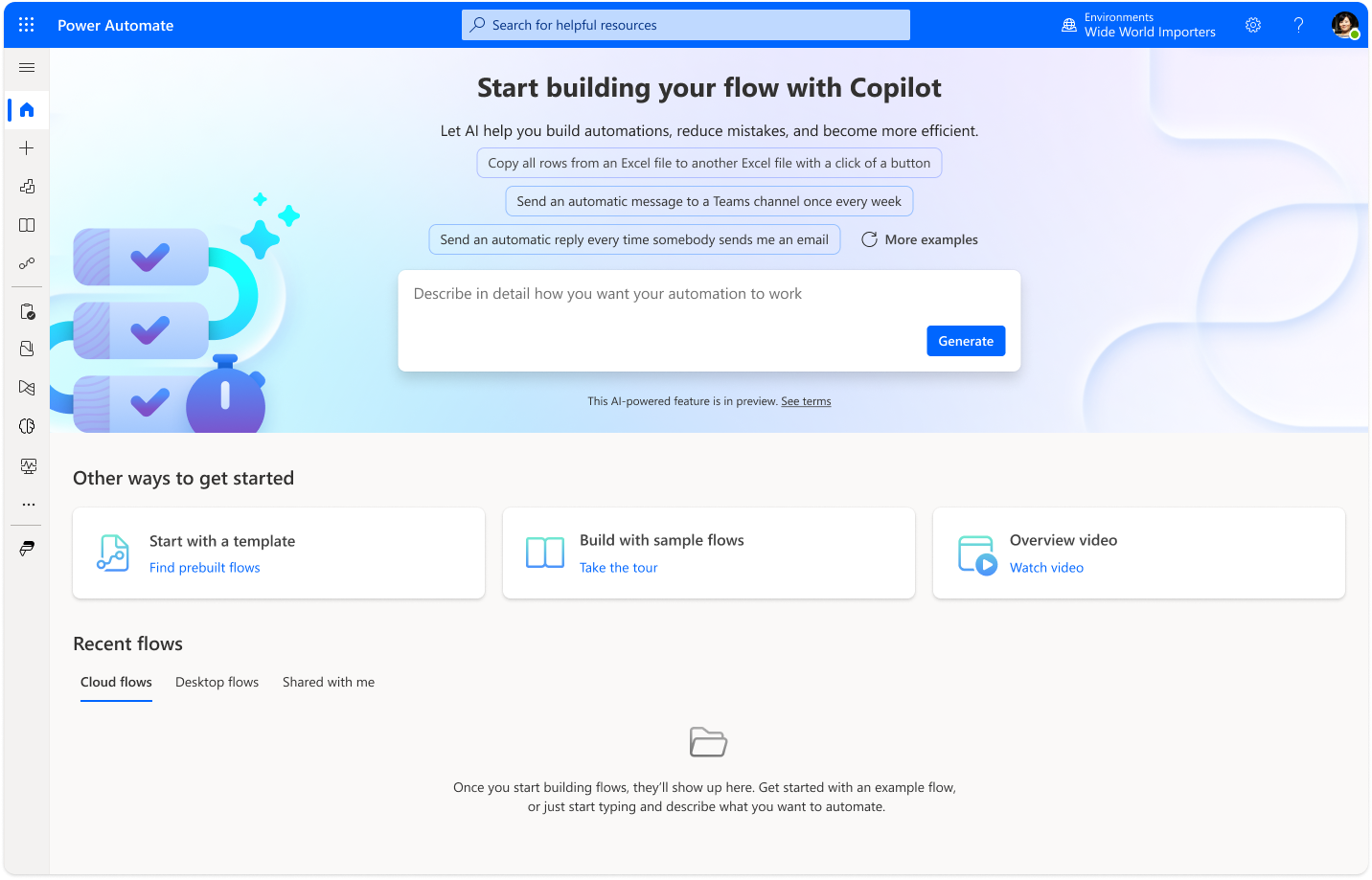 Natural Language Workflow Create